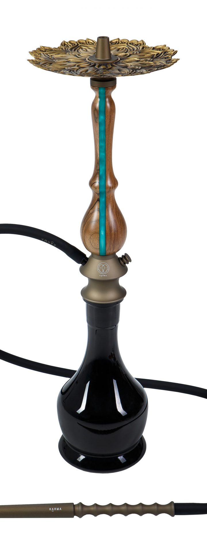 Изображение KARMA HOOKAH SET MODEL 3.1 LINE TURQUOISE BRONZE №1 Изображение KARMA HOOKAH SET MODEL 3.1 LINE TURQUOISE BRONZE №1