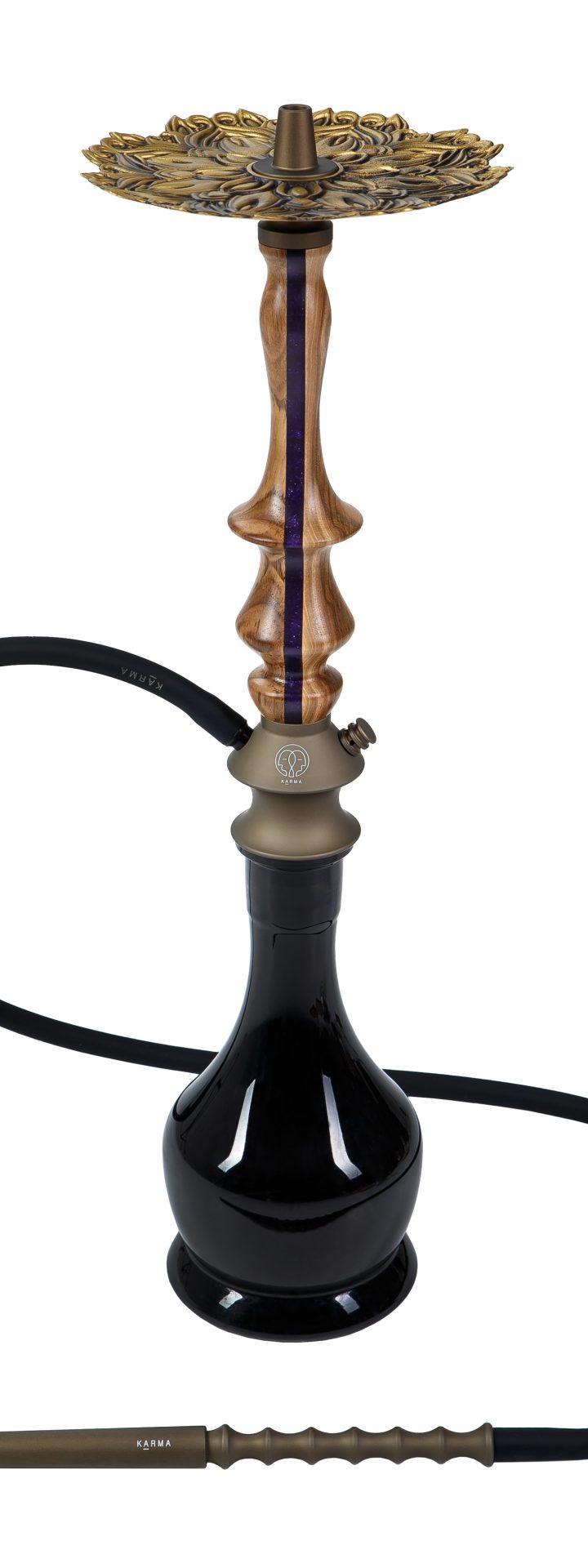 Изображение KARMA HOOKAH SET MODEL 3.2 LINE BRONZE VIOLET №1 Изображение KARMA HOOKAH SET MODEL 3.2 LINE BRONZE VIOLET №1