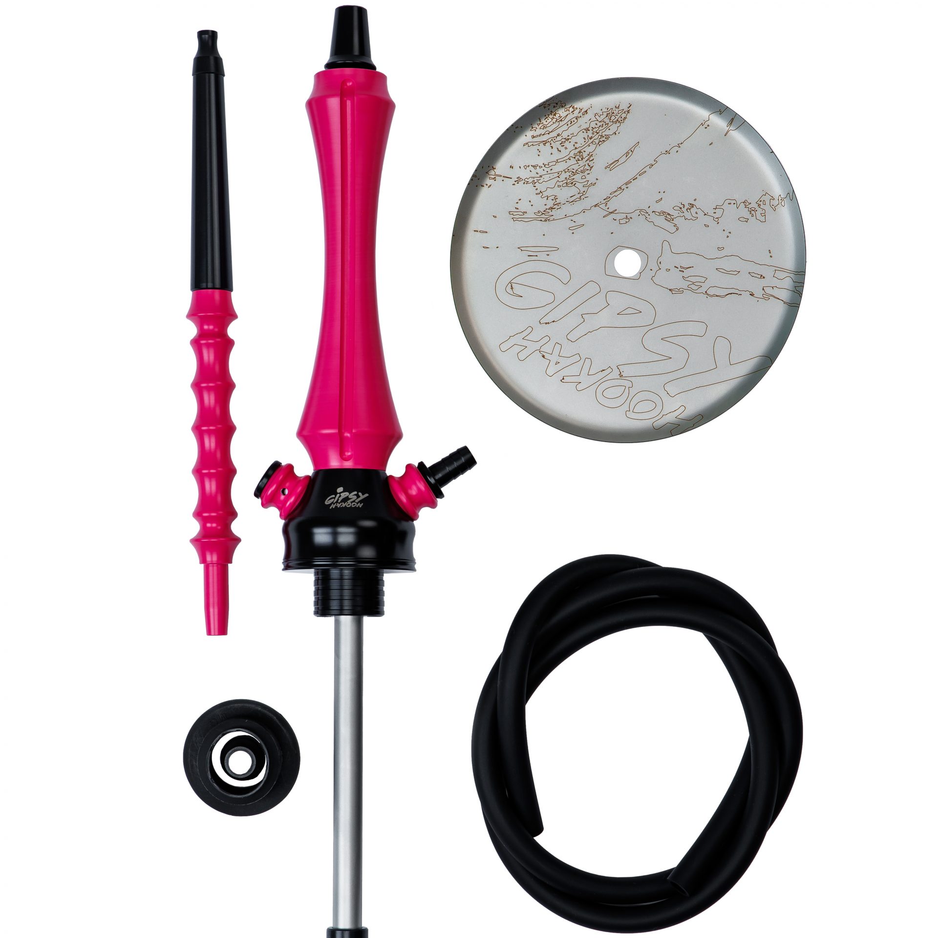 Изображение HOOKAH SET GIPSY PINK WITH GLASS №3 Изображение HOOKAH SET GIPSY PINK WITH GLASS №3