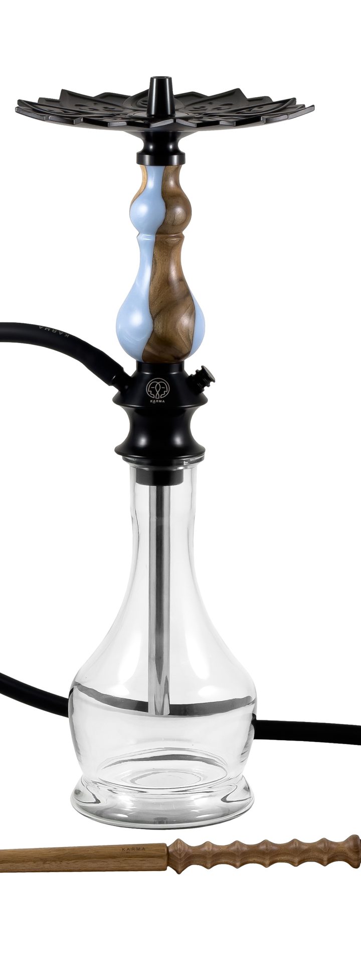 Изображение KARMA HOOKAH SET MODEL 0.1 WALNUT BLUE №1 Изображение KARMA HOOKAH SET MODEL 0.1 WALNUT BLUE №1