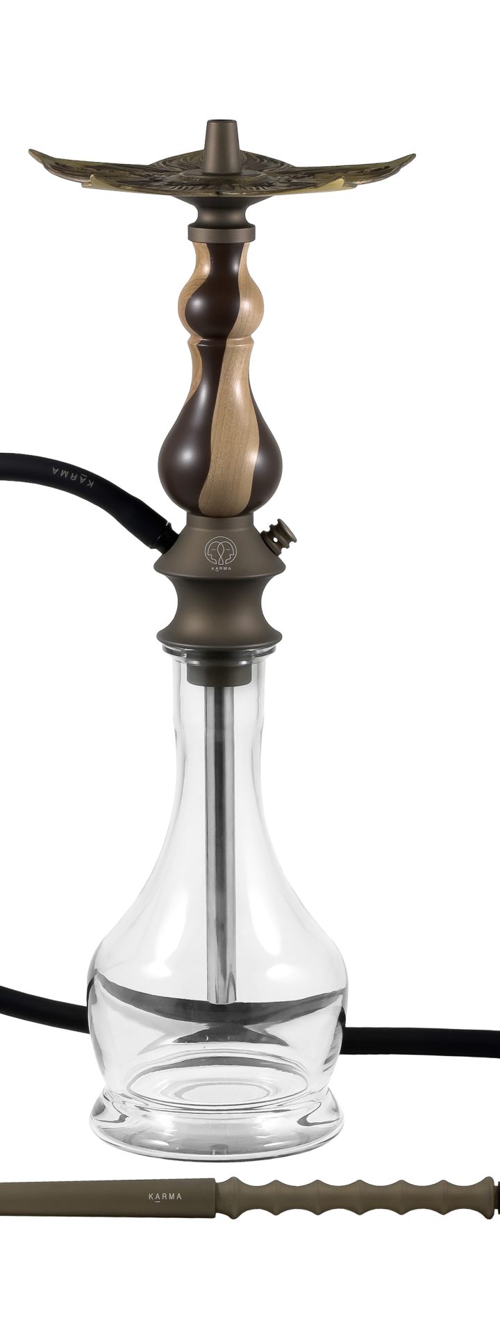 Изображение KARMA HOOKAH SET BRONZE MODEL 0.1 WALNUT BROWN №1 Изображение KARMA HOOKAH SET BRONZE MODEL 0.1 WALNUT BROWN №1