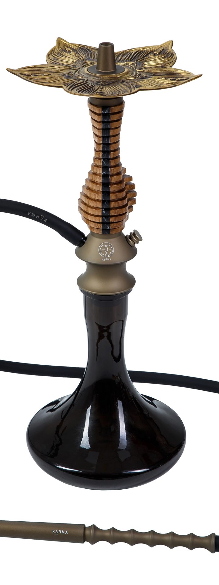 Изображение КОМПЛЕКТ КАЛЬЯНУ KARMA MODEL 3.0 MINI LINE BRONZE ЧЕРНЫЙ №1 Изображение КОМПЛЕКТ КАЛЬЯНУ KARMA MODEL 3.0 MINI LINE BRONZE ЧЕРНЫЙ №1